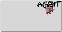 agent_porky XXL Gaming Mousepad (black logo)