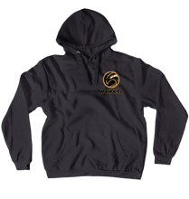 Hawk Original - Black Text Gold Outline.