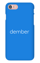 dember Text Phone Case (iPhone)