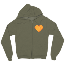 Bandaid Heart zip-up-hoodie