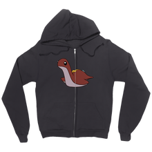 Red Nessie Zip Up Hoodie