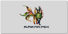 Alpha Fox Pack (Green/Blue) XXL Gaming Mousepad