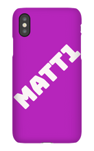 matt1 iPhone Phone Cases