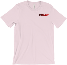 Crazy's Text logo Tee [Red/Pink/Purple]