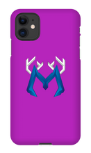 Blue logo iPhone Phone Cases