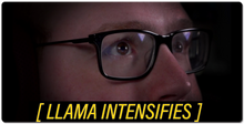 Llama Intensifies XXL Mousepad