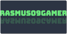 Rasmus09gamer XXL Gaming Mousepad