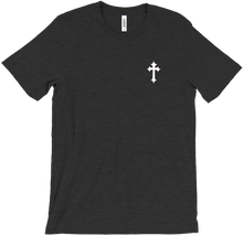 Goth - T-shirt with a Celtic Cross | White