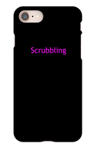 Simple Scrubbling iphone 8 case