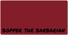 Bopper the Barbarian XXL Gaming Mousepad