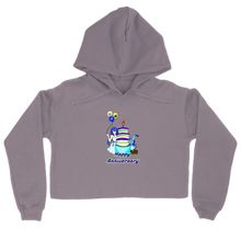 Happy Anniversary Cropped Hoodie