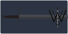 XXL Sword-Logo Mousepad