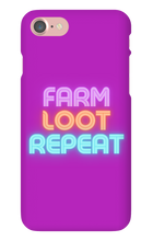 Farm Loot Repeat iPhone Cases