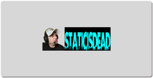 staticisdead Face XXL Gaming Mousepad