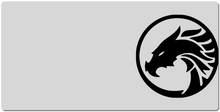 QcDragonz XXL Gaming Mousepad Black logo