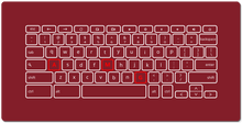 AMG XXL Gaming Mousepad with AMG Keyboard