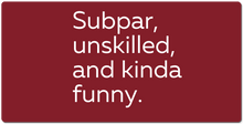 Subpar Society Gaming Mousepad