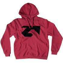 Inverted Black Pullover Hoodie