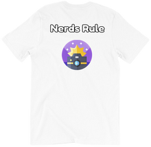 Nerds rule back t-shirt
