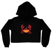 Crab Women's Cropped Hoodie