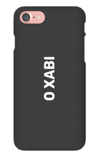 O Xabi iPhone Phone Cases - Logo OXabi White