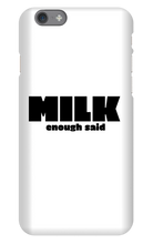 Milk iPhone Phone Cases