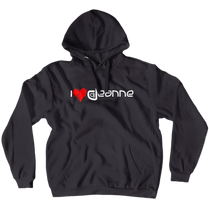 i ❤️ djdeanne Hoodies (No-Zip/Pullover)