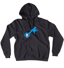 Keeper of Keys Skull Blue Design Hoodie