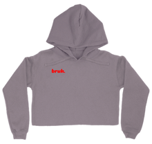 Bruh Cropped Hoodie