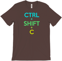 T-Shirt (Ctrl + Shift + C) Blauw/Groen