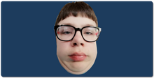 my face on big mouse pad