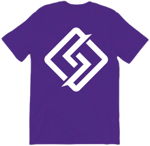 T-Shirt with large white logo on back