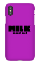 Milk iPhone Phone Cases