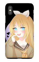miko_ribbit iPhone Phone Cases (art by dellelone)
