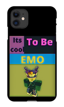 Its Cool To Be EMO iPhone Case(Color Bright  FTX)