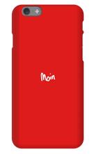 iPhone Handyhülle "moin" (logo weiß)
