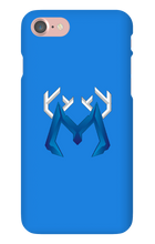 Blue logo iPhone Phone Cases