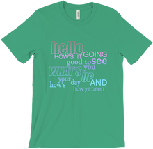 T-Shirt - Greetings - Bright Colours
