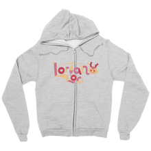 Lorian Loc Logo zip-up-hoodie