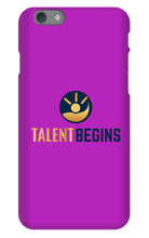 Talent Begins iPhone Case