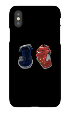 Red and Blue iPhone Phone Cases