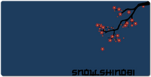 snow_shinobi XXL Gaming Mousepad