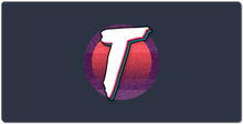 XXL gaming mousepad with logo in the middle