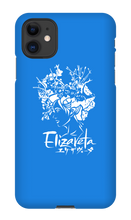 Elizaveta iPhone Cases (White On Color)
