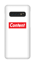 Pure content Samsung Phone Cases
