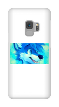 blue wolf Samsung Phone Cases