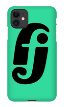 drumfacejames iPhone Case (Black Logo)