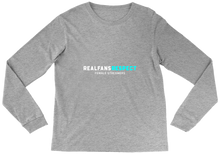 RealFans Respect Female Streamers Long Sleeve Tee