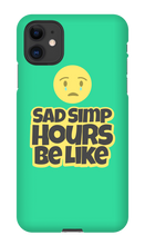 Sad Simp iPhone Phone Cases