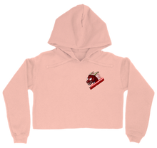 Crimson hoodie-women-cropped